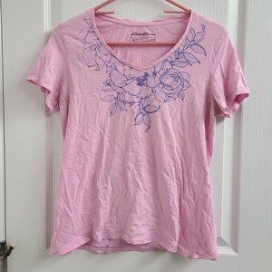 Eddie Bauer Floral outdoor Shirt